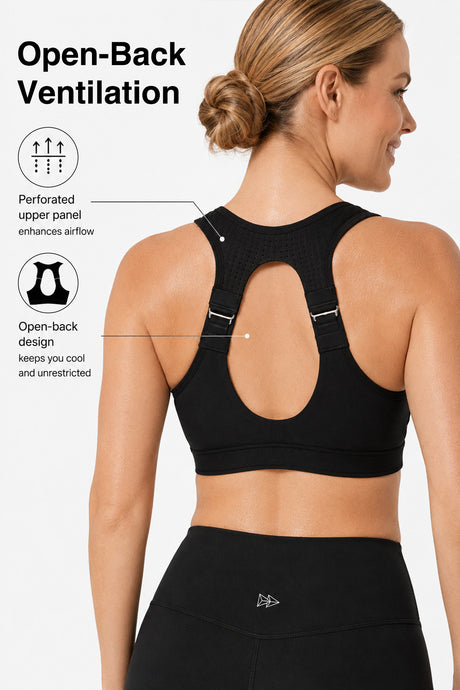 Power™ Zip Front Adjustable High Support Sports Bra | Women's High Support Sports Bra - image 19