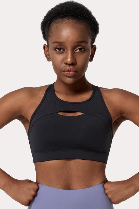 Enfold™ Airflow Cross Back High Support Running Bra | Women's High Support Sports Bra (Plus Size) - image 13