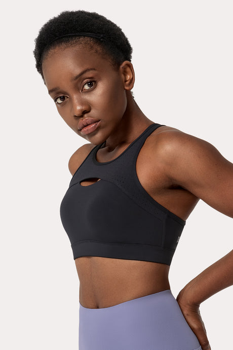 Enfold™ Airflow Cross Back High Support Running Bra | Women's High Support Sports Bra (Plus Size) - image 3