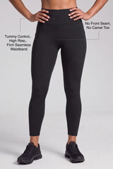 Power™ No Front Seam Legging With Side Pockets 27" | Women's High Support Leggings