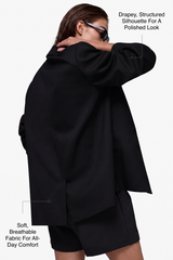 Shift™ Loose Fit Casual Blazer Jackets| Women's Blazer Jackets