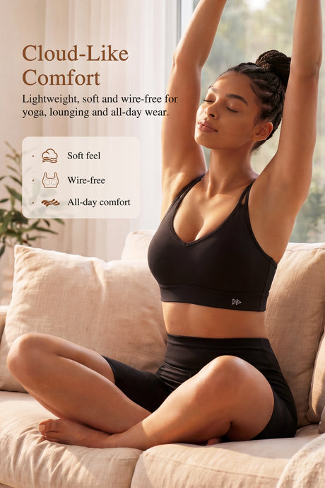 Anywhere™ Breathable Soft Bra for Yoga & Everyday Wear | Women's Light Support Sports Bra - image 2