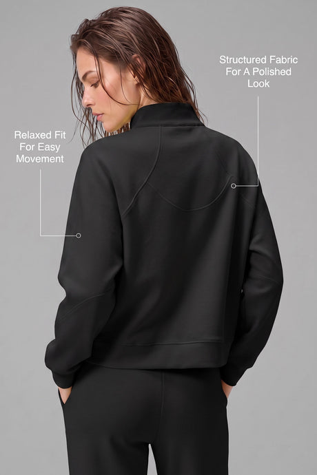 Anywhere™ Half-Zip Mock Neck Pockets Sweatshirt | Women's Sports Sweatshirt - image 14