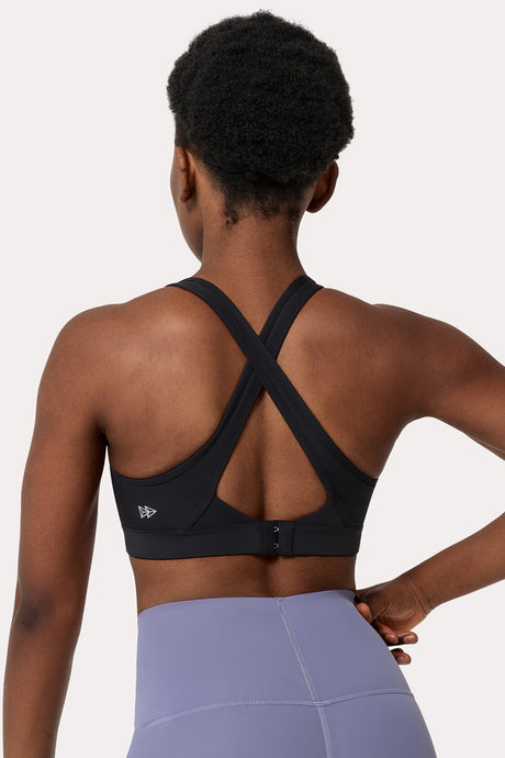 Enfold™ Airflow Cross Back High Support Running Bra | Women's High Support Sports Bra (Plus Size) - image 5
