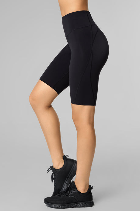 Echo™ High Waist Cropped Running Shorts 9 Inches | Women's High Support Sports Shorts - image 4