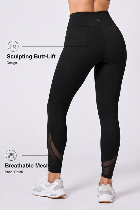 Shift™ Breathable Yoga Leggings for Training | Light-Impact Leggings Best For Yoga, HIIT & Training - image 3