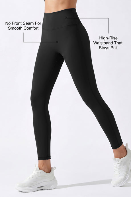 Echo™ High-Rise No-Front-Seam 25-Inch Leggings | Butt-Lifting Support for Running, Yoga & HIIT - image 9