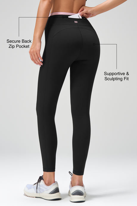 High Waist Pocket Fitness Gym Leggings 25 Inch| Women's High Support Leggings - image 9