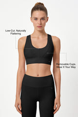 Anywhere™ Removable Low Cut Breathable Light Support Sports Bra | Women's Light Support Sports Bra