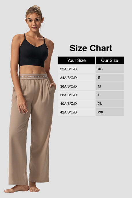 Echo™ V-Neck Ribbed Padded Yoga Bra | Women's Light Support Sports Bra - image 4