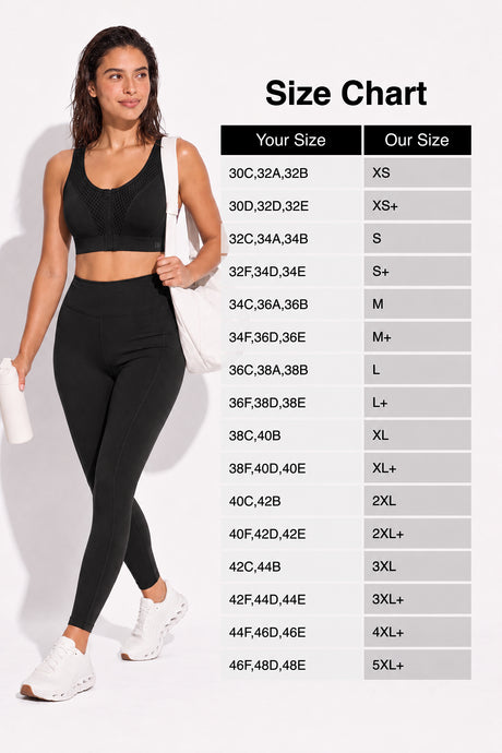 Reggiseno sportivo Power Grid Mesh con cerniera frontale | Reggiseno sportivo ad alto sostegno da donna - image 4
