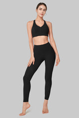 Enfold löparleggings med hög midja och rumplyftande löparstil, 61 cm | Damleggings med högt stöd