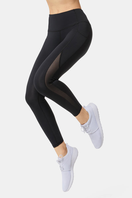 Sculpt Side Pocket Mesh Running Leggings | Women's High Support Leggings - image 6