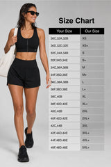 Power™ Zip-Front Mesh Racerback Sports Bra | High Support Best For Running, HIIT & Training
