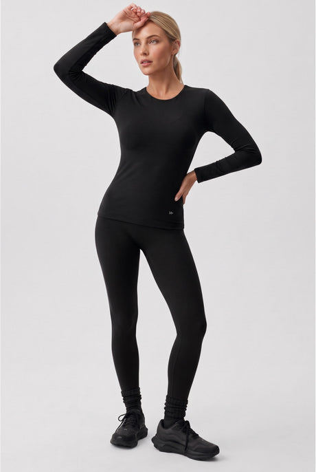 Shift Supermjukt och stretchigt, enfärgat termoset | Långärmad t-shirt för kvinnor - image 6