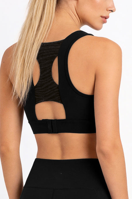 Power™ Racerback Breathable Full-Coverage Sports Bra | High-Impact Support for Running, Gym & Training - image 5