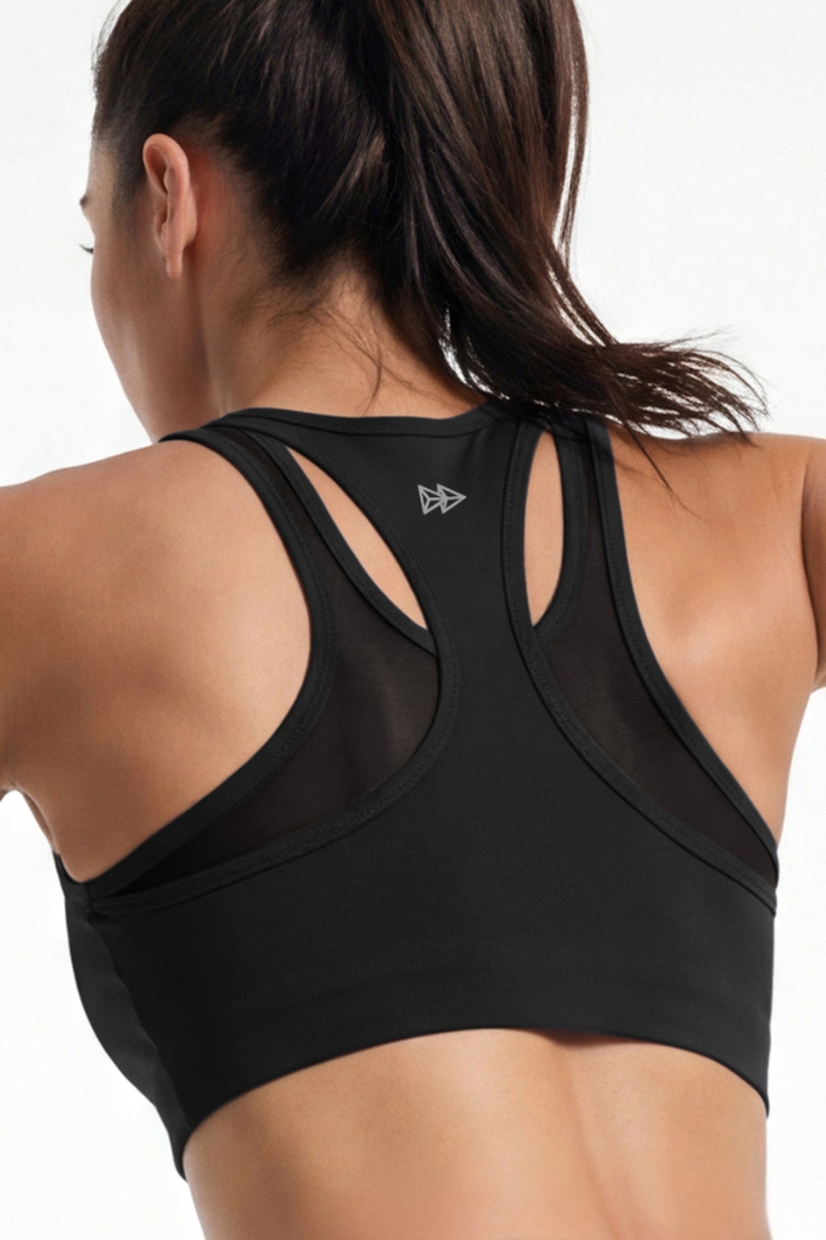 Echo™ Zip-Front Breathable Mesh Full-Coverage Sports Bra | High Support for Running, HIIT & Training