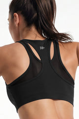 Echo™ Zip-Front Breathable Mesh Full-Coverage Sports Bra | High Support for Running, HIIT & Training