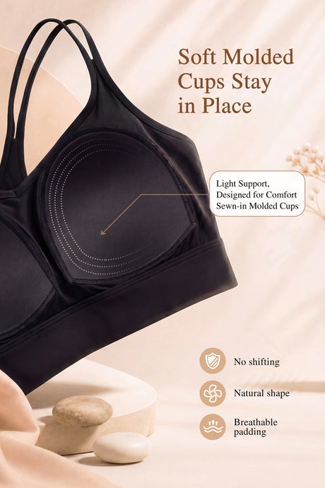 Anywhere™ Breathable Soft Bra for Yoga & Everyday Wear | Women's Light Support Sports Bra - image 5