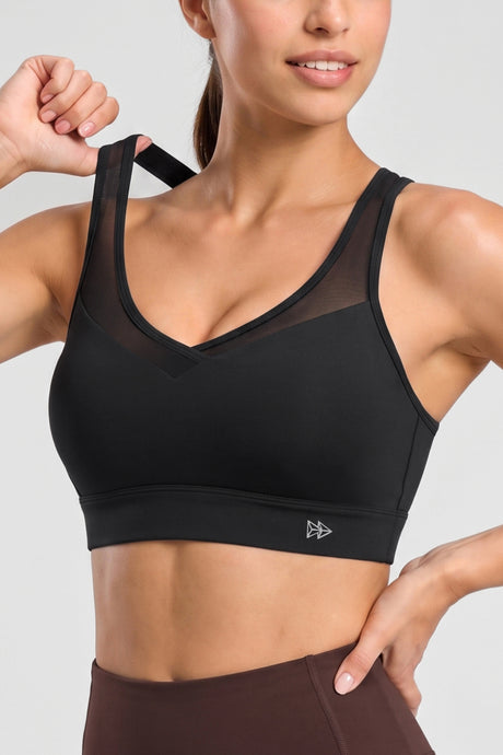Shift™ Adjustable-Strap Airflow Sports Bra | High Support with Breathable Mesh for Running, HIIT & Training - image 11