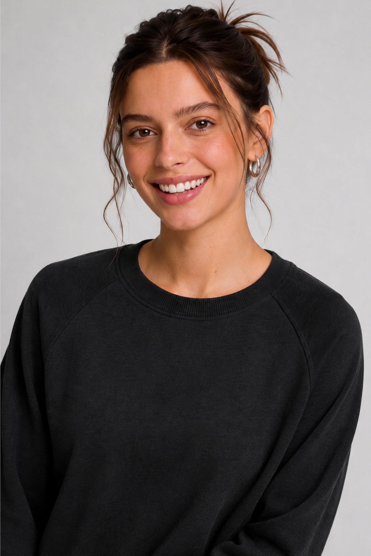 Anywhere™ Cropped Stretch Sweatshirt With Relax Fit | Women's Sports Sweatshirt