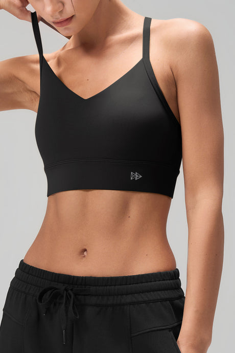 Anywhere™ Y-Back Design Sewn-in Pads Yoga Bra | Women's Light Support Sports Bra - image 18