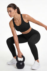 Echo™ Zip-Front Breathable Mesh Full-Coverage Sports Bra | High Support for Running, HIIT & Training