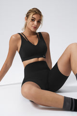 Anywhere™ Cross-back Soft Fixed Cups Yoga Bra | Women's Light Support Sports Bra Best For Yoga, HIIT