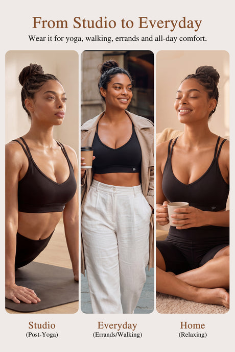 Anywhere™ Breathable Soft Bra for Yoga & Everyday Wear | Women's Light Support Sports Bra - image 6