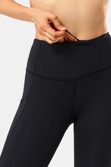 Sculpt Side Pocket Mesh Running Leggings | Women's High Support Leggings