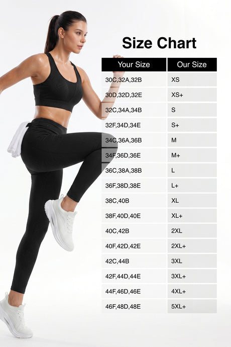Power™ Racerback Double-Strap Jacquard Sports Bra | High-Impact Support with Full Coverage for Running, HIIT, Yoga & Training - image 4