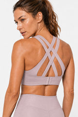 Reggiseno da corsa imbottito Power Cross Back | Reggiseno sportivo ad alto sostegno da donna