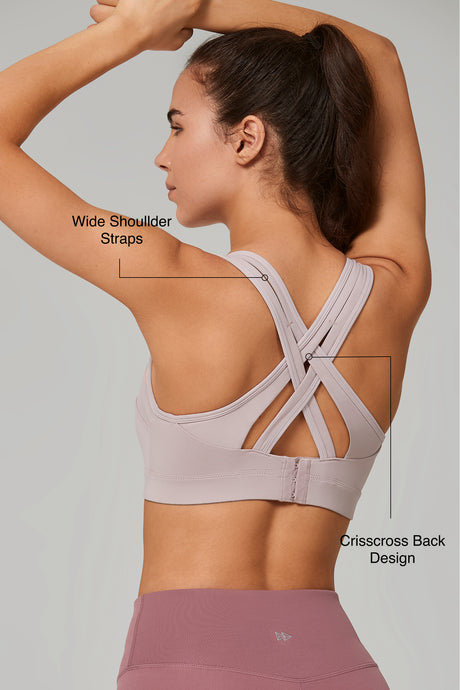Power™ Cross Back Padded Running Bra | Women's High Support Sports Bra - image 50