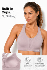 Reggiseno da corsa imbottito Power Cross Back | Reggiseno sportivo ad alto sostegno da donna