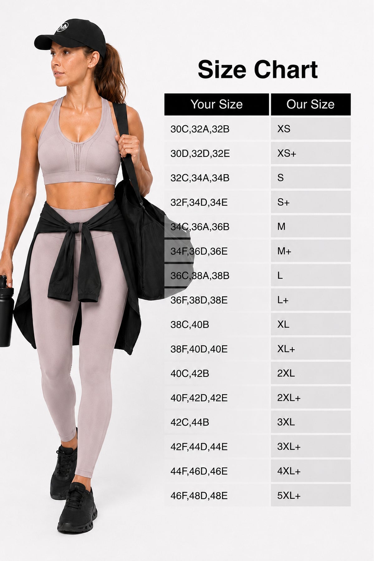 Reggiseno da corsa imbottito Power Cross Back | Reggiseno sportivo ad alto sostegno da donna