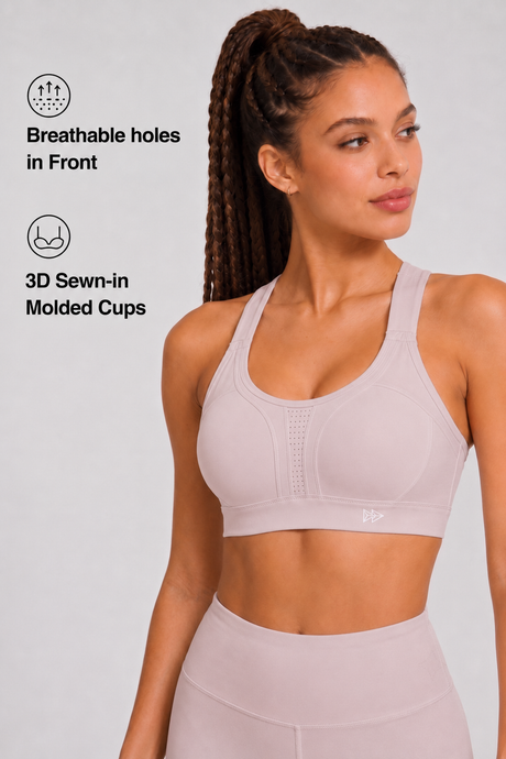 Power™ Adjustable Crisscross Padded Running Bra | Women's High Support Sports Bra - image 50