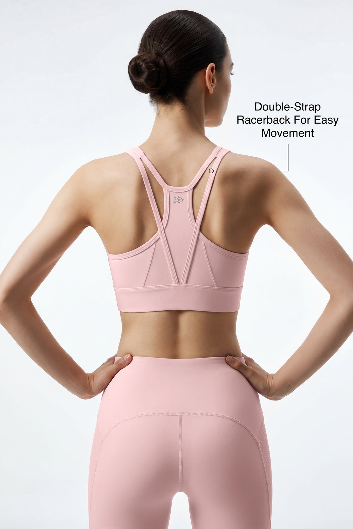 Anywhere™ Double-Strap Removable-Pad Sports Bra | Light Support with Breathable Mesh for Yoga, Pilates & Everyday Wear