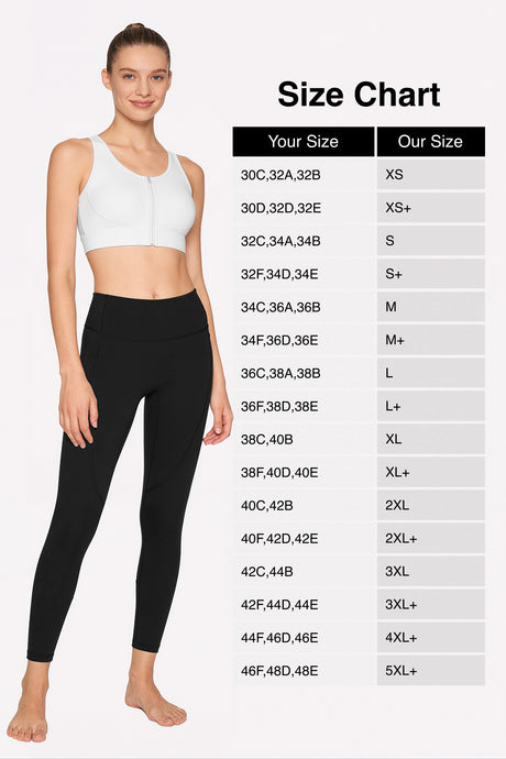 Power™ Front Zip Full Coverage Racerback Mesh Running Bra | Women's High Support Sports Bra - image 4