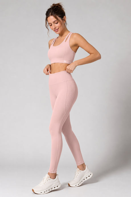 Power™ High Rise No Front Seam Breathable Mesh Running Leggings 25 Inches | Women's High Support Leggings - image 6