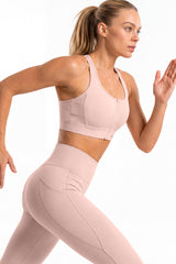 Power™ Breathable Racerback Stable High Support Sports Bra | High-Impact Support Best For Running, HIIT & Training