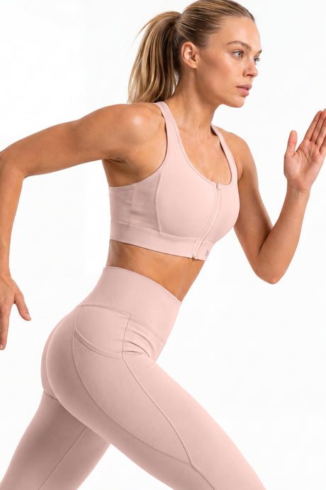 Power™ Breathable Racerback Stable High Support Sports Bra | High-Impact Support Best For Running, HIIT & Training - image 6