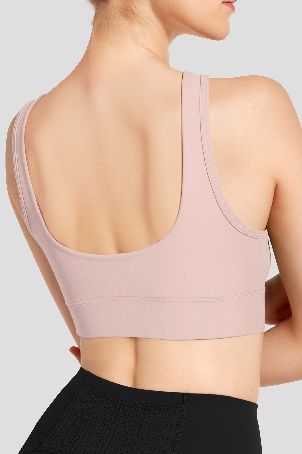 Anywhere™ V-Neck Wide Underband Sewn-In Pads Daily Bra | Women's Light Support Sports Bra