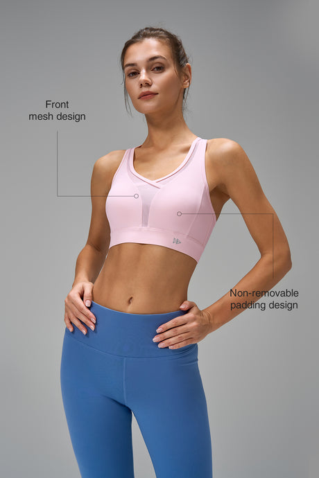 Power™ Adjustable Breathable Comfortable Running Bra | Women's High Support Sports Bra - image 2