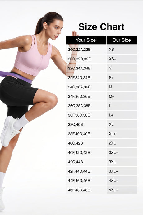 Pink Longline Coverage High Impact Bra With Front Zip | High-Impact Support Best For Running, HIIT & Training - image 4
