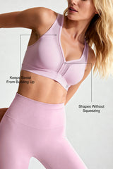 Power™ Adjustable Straps Cross-Back Sports Bra | High-Impact Bounce Control Without Flattening for Running, HIIT & Training