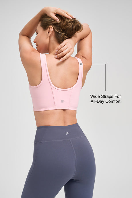 Anywhere™ Breathable Light-Support Yoga Bra with Sewn-In Pads | Women's Light Support Sports Bra - image 2