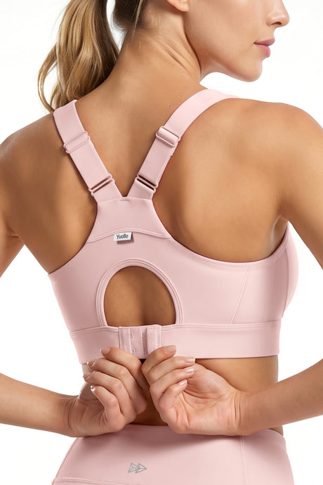 Power™ Adjustable Crisscross Straps With Mesh Sports Bra | High Support  for Running, HIIT & Training - image 5