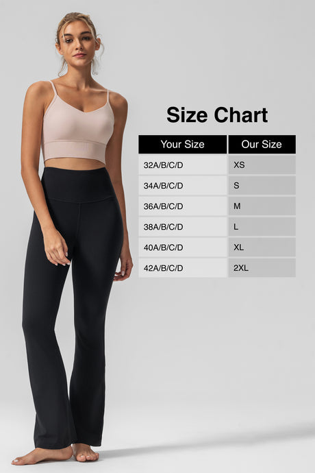 Echo™ V-Neck Ribbed Padded Yoga Bra | Women's Light Support Sports Bra - image 4