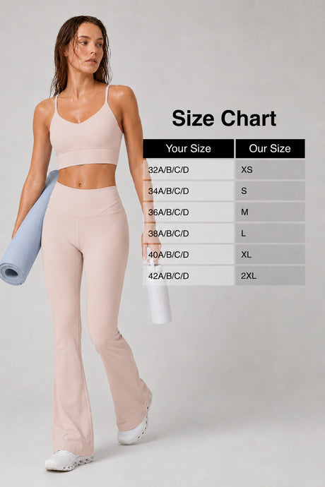 Echo™ V-Neck Ribbed Padded Yoga Bra | Women's Light Support Sports Bra - image 11