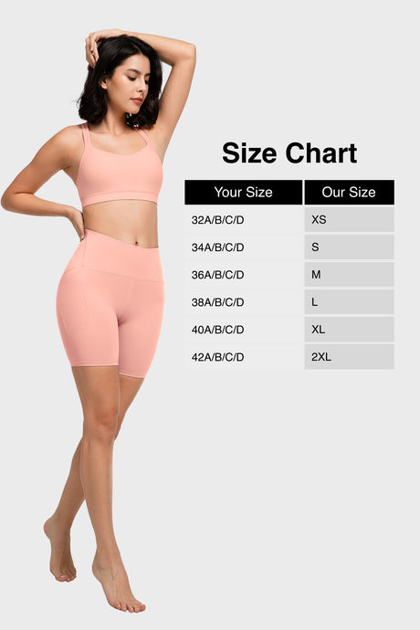 Shift™ Scoop Neckline Double Straps Padded Yoga Bra | Women's Light Support Sports Bra - image 4
